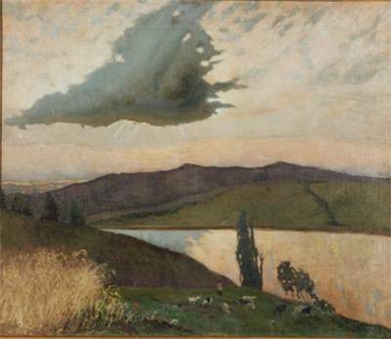 Image - Mykola Burachek: The Last Cloud of a Passing Storm (1939).